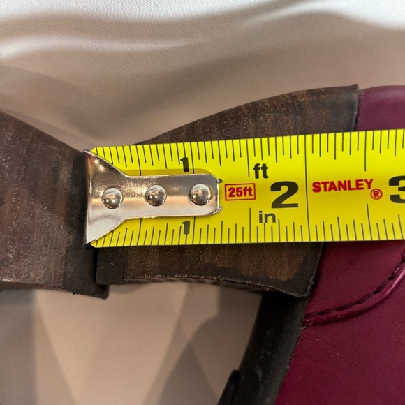 WOLKY Sz 39 Almond Toe Leather Mary Jane Style Heels Shoes - Picture 6 of 11